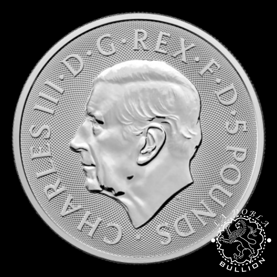 Moneda de Plata Tudor Beasts Seymour Panther 2 oz BU - Reino Unido - 2026 - Anverso