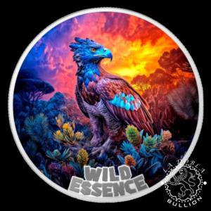 Moneda de Plata Wild Essence - The Bird Collection Águila Arpía 1 oz Proof - Liberia - 2026 - Reverso