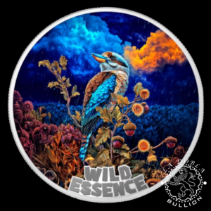 Moneda de Plata Wild Essence - The Bird Collection Kookaburra 1 oz Proof - Liberia - 2026 - Reverso