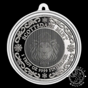 Redondo de Plata Snowflake III 1 oz BU - Scottsdale Mint - Anverso