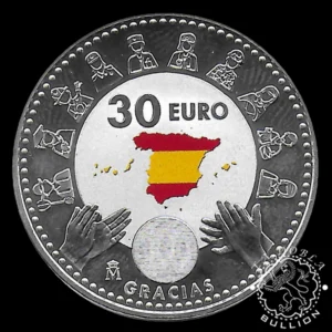 2012 - 2022 - 30 Euros de Plata - ESPAÑA