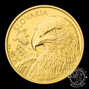 Moneda de Oro Águila Eslovaca 1 oz BU - Niue - 2025 - Reverso
