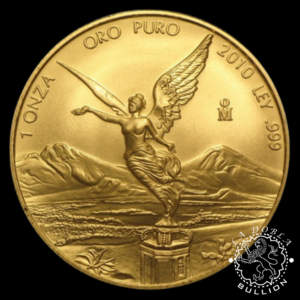 Moneda de Oro Libertad 1 oz BU - México - 2010 - Anversi