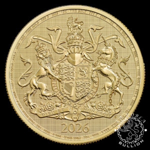 Moneda de Oro The Royal Arms 1 oz - BU - Reino Unido - 2026 - Reverso