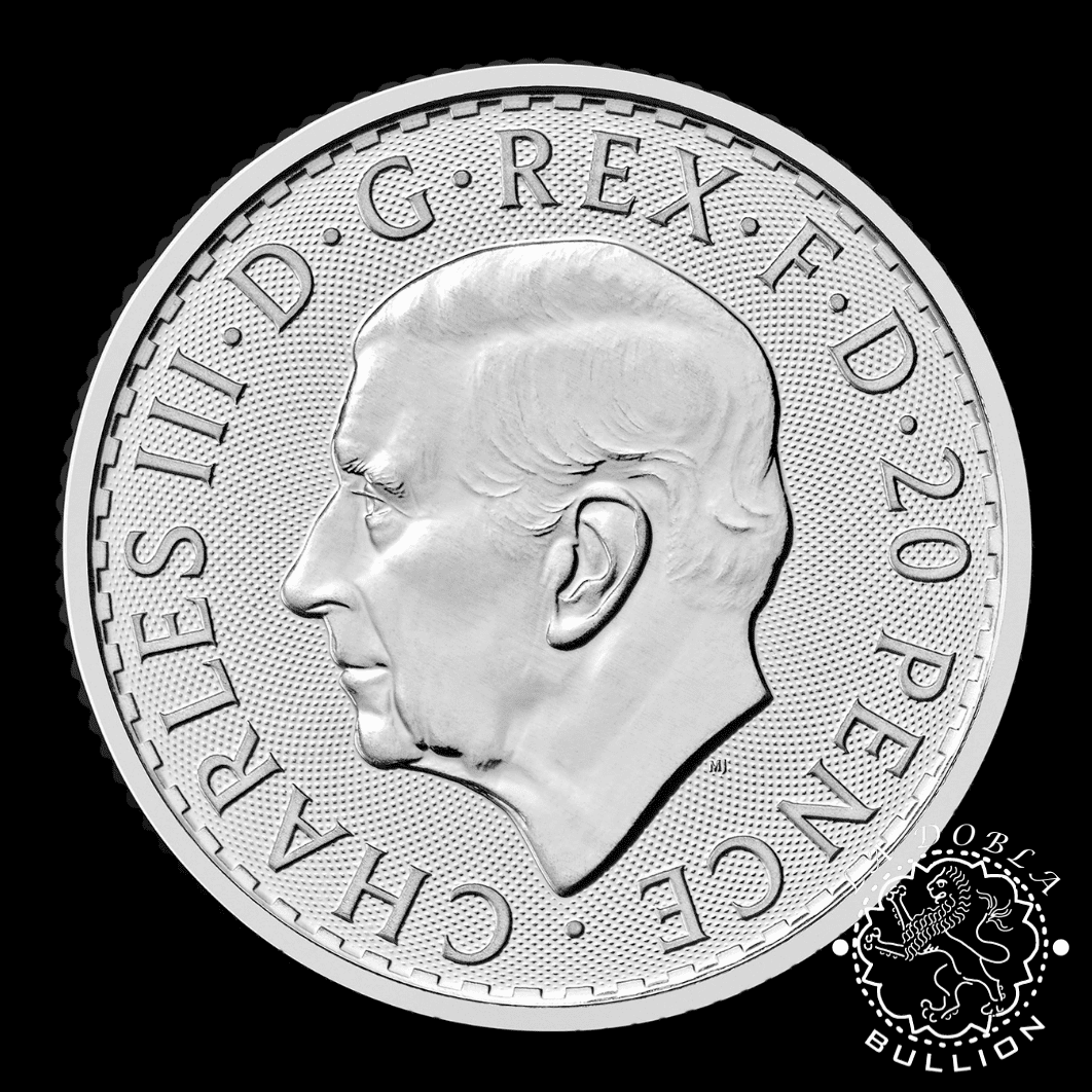Moneda de Plata Britannia 110 oz BU - Reino Unido - 2027 - Anverso