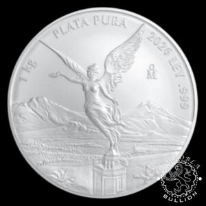 Moneda de Plata Libertad 1 kg BU - México - 2026 - Reverso