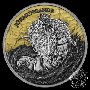 Moneda de Plata Ragnarok_ Thor & Jörmundgandr Geminus 2 x 1 oz BU - Germania - 2026 - Reverso 1